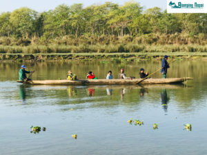 canoing in chitwan national park