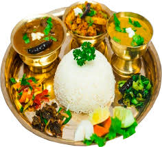 Best food in chitwan - Nepali thali set